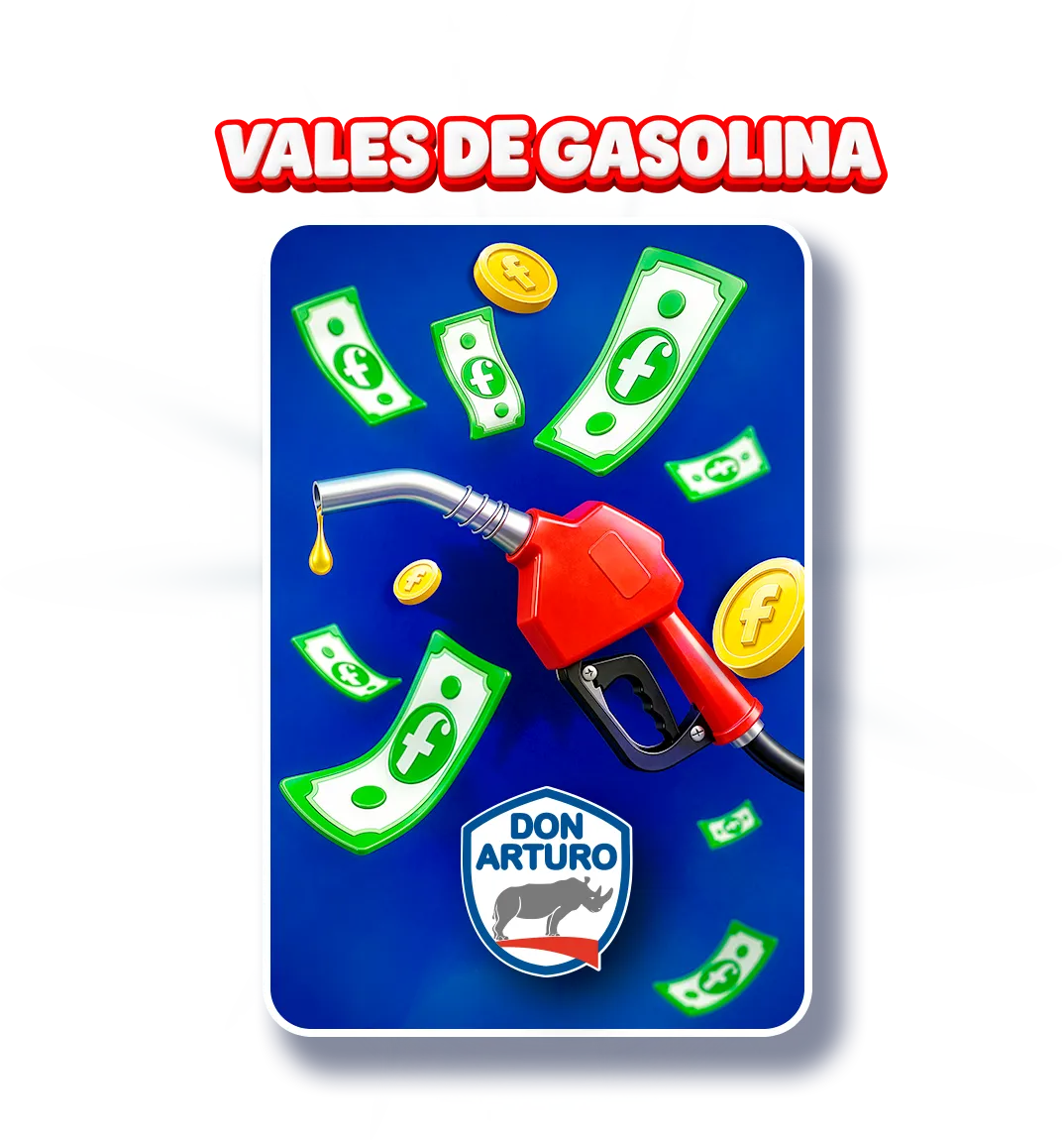 Vales de gasolina Don Arturo