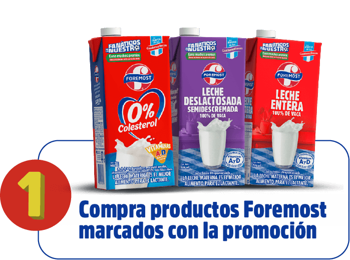 Paso 1: Compra productos Foremost