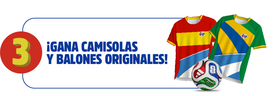 Paso 3: Gana camisolas y balones